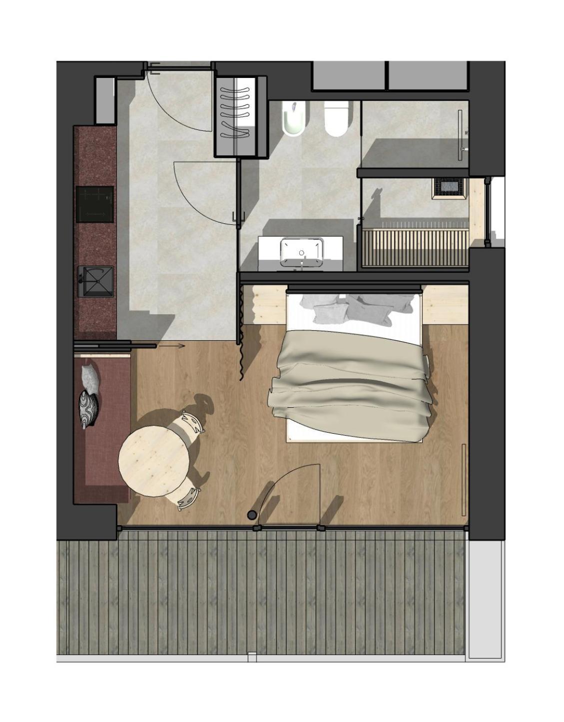 Appartements Zi Ranna Santa Maddalena in Casies Cameră foto